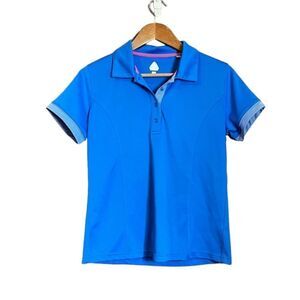 3 for $30! Bollé blue short sleeve polo shirt. Size medium